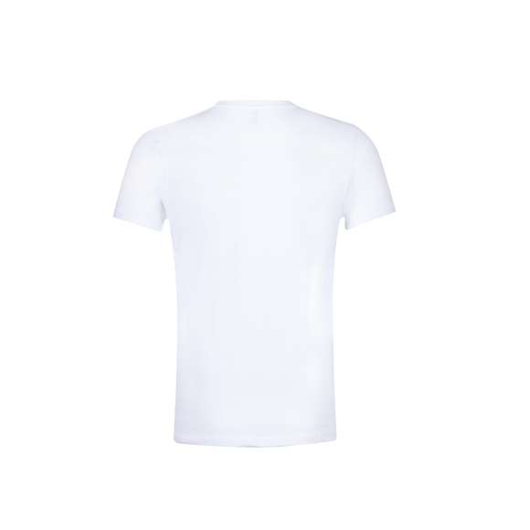 Camiseta de adulto Keya MC150 confeccionada en suave 100% algodón de 150g/m2. Disponible en color blanco y en tallas S, M, L, XL, XXL.