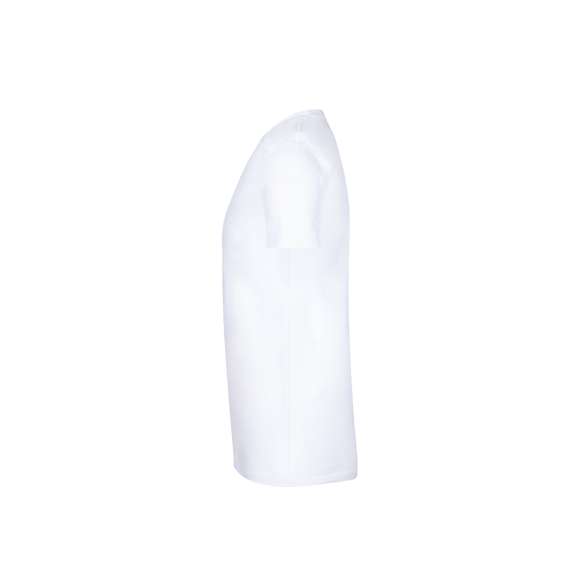 Camiseta de adulto Keya MC150 confeccionada en suave 100% algodón de 150g/m2. Disponible en color blanco y en tallas S, M, L, XL, XXL.