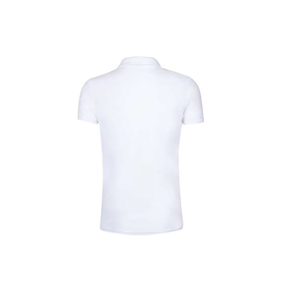 Polo de piqué para adulto de Keya MPS180. En material 100% algodón de 180g/m2. Con dos botones de cierre a juego y disponible en color blanco. Tallas S, M, L, XL, XXL, 3XL.