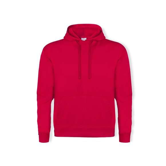 Sudadera para adulto Keya SWP280 en combinación de materiales algodón y poliéster de 280g/m2. Con capucha, cordones a juego y bolsillo frontal. Disponible en extensa gama de vivos colores y en tallas S, M, L, XL, XXL, 3XL.