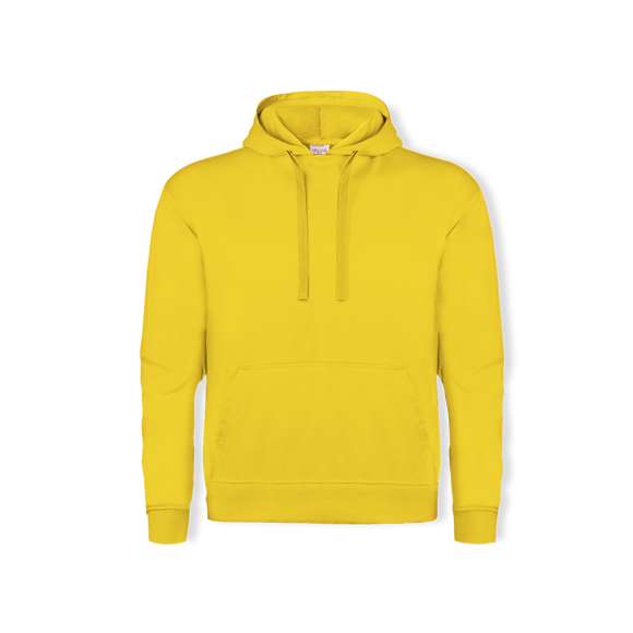 Sudadera para adulto Keya SWP280 en combinación de materiales algodón y poliéster de 280g/m2. Con capucha, cordones a juego y bolsillo frontal. Disponible en extensa gama de vivos colores y en tallas S, M, L, XL, XXL, 3XL.
