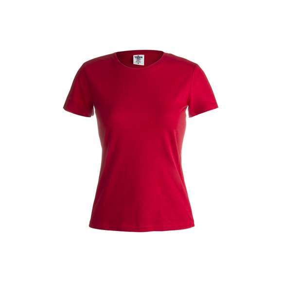 Camiseta para mujer Keya WCS150. En material 100% algodón de 150g/m2. Disponible en extensa gama de vivos colores y en tallas S, M, L, XL, XXL.