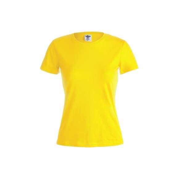 Camiseta para mujer Keya WCS150. En material 100% algodón de 150g/m2. Disponible en extensa gama de vivos colores y en tallas S, M, L, XL, XXL.