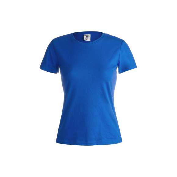 Camiseta para mujer Keya WCS150. En material 100% algodón de 150g/m2. Disponible en extensa gama de vivos colores y en tallas S, M, L, XL, XXL.