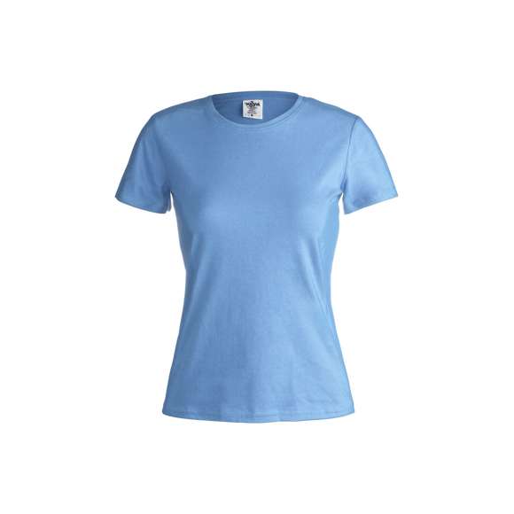Camiseta para mujer Keya WCS150. En material 100% algodón de 150g/m2. Disponible en extensa gama de vivos colores y en tallas S, M, L, XL, XXL.