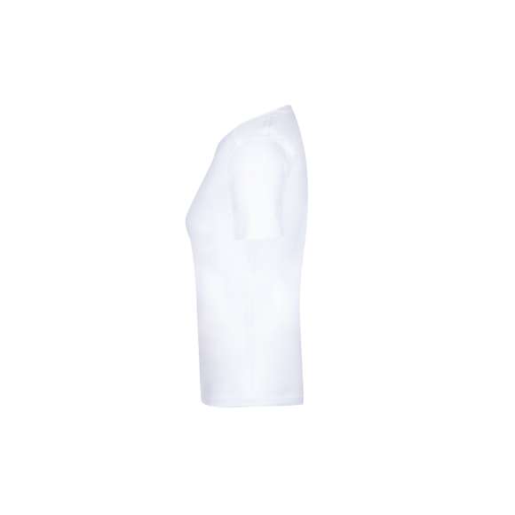 Camiseta para mujer Keya WCS180. En material 100% algodón de 180g/m2. Disponible en color blanco y en tallas S, M, L, XL, XXL.
