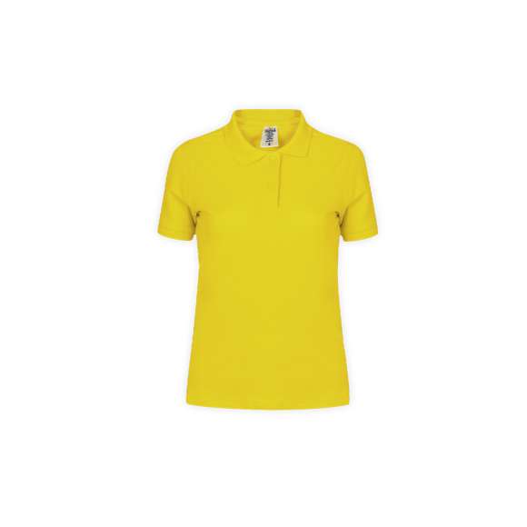 Polo de piqué para mujer de Keya WPS180. En material 100% algodón de 180g/m2. Con dos botones de cierre a juego y disponible en extensa gama de vivos colores. Tallas S, M, L, XL, XXL.