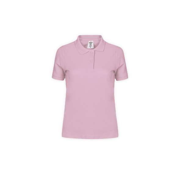 Polo de piqué para mujer de Keya WPS180. En material 100% algodón de 180g/m2. Con dos botones de cierre a juego y disponible en extensa gama de vivos colores. Tallas S, M, L, XL, XXL.