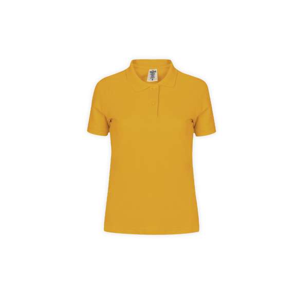 Polo de piqué para mujer de Keya WPS180. En material 100% algodón de 180g/m2. Con dos botones de cierre a juego y disponible en extensa gama de vivos colores. Tallas S, M, L, XL, XXL.