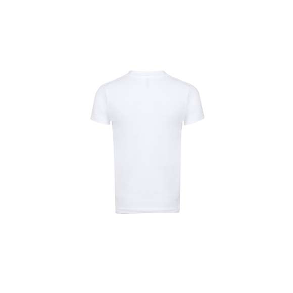 Camiseta para niño Keya YC150. En material 100% algodón de 150g/m2. Disponible en color blanco y en tallas XS, S, M, L, XL.