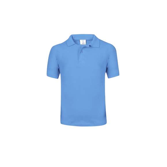 Polo de piqué para niño de Keya YPS180. En material 100% algodón de 180g/m2. Con dos botones de cierre a juego y disponible en extensa gama de vivos colores. Tallas XS, S, M, L, XL.