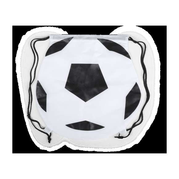 Original mochila de cuerdas con diseños deportivos en poliéster 210. Sujeciones para cuerdas reforzadas y disponible en diseños fútbol, baloncesto y tenis.