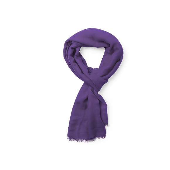 Suave foulard de material viscosa en extensa gama de colores y ancho especial.