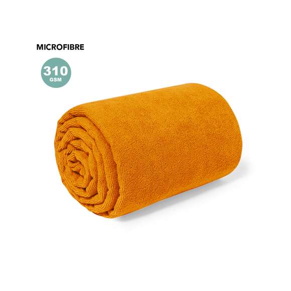  	Toalla ultra absorbente de microfibra. En tamaño XXL -90x170 cm- y alto gramaje -310g/m2-. Disponible en variada gama de colores, con color blanco especialmente diseñado para sublimación.