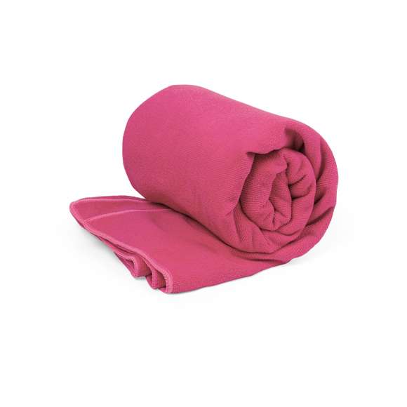  	Toalla ultra absorbente de microfibra. En tamaño XXL -90x170 cm- y alto gramaje -310g/m2-. Disponible en variada gama de colores, con color blanco especialmente diseñado para sublimación.