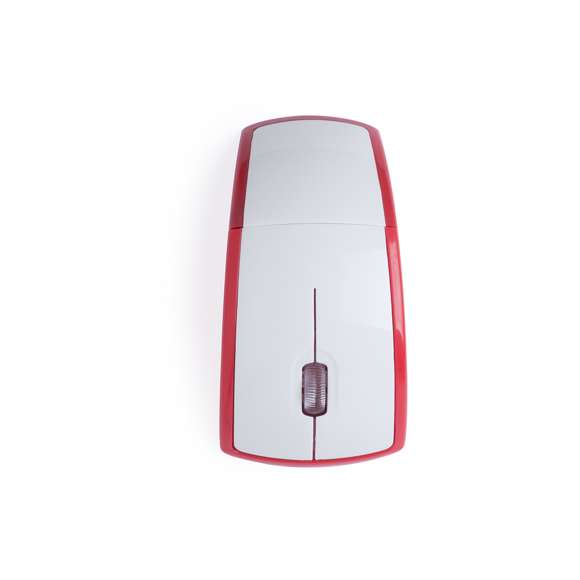  	Ratón óptico inalámbrico plegable. Con diseño ergonómico y en atrevidos colores. Presentado en caja individual. Alimentación a pilas: 2xAAA no incluidas.
