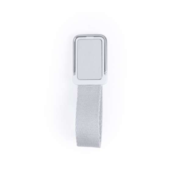  	Original soporte adhesivo para smartphone con cinta para selfies en resistente poliéster y pastilla central para marcaje. Con soporte metálico y presentado en atractiva bolsita de diseño.