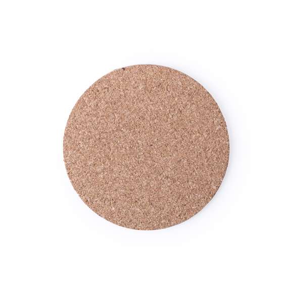Posavasos de corcho natural para los amantes de y los productos ecológicos elaborados con materiales naturales.