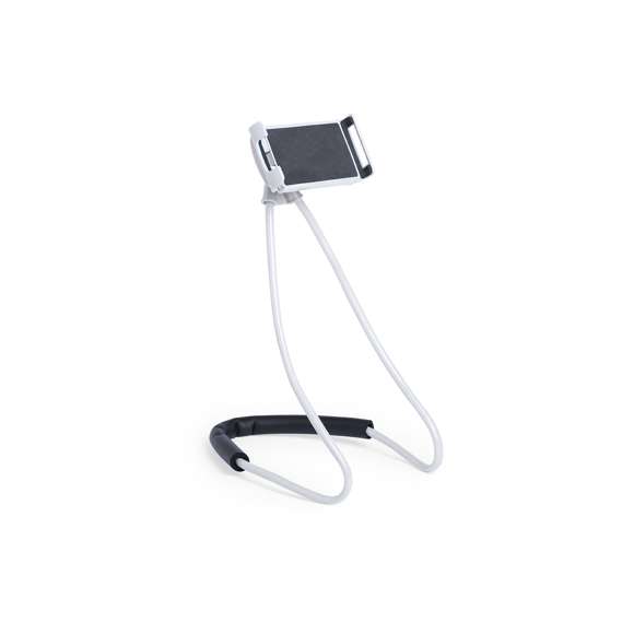 Soporte flexible multiusos para dispositivos móviles. De diseño ergonómico y flexible, muy versátil y cómodo de usar. Soporte para dispositivo móvil de excelente fijación, con acolchado antideslizante. Presentado en atractiva caja de diseño.