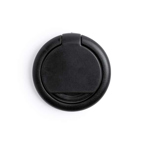 Soporte adhesivo para smartphone con moneda para carro integrada, en variada gama de colores.Con anilla posterior 360º para dedo con función doble de soporte y accesorio para selfies.