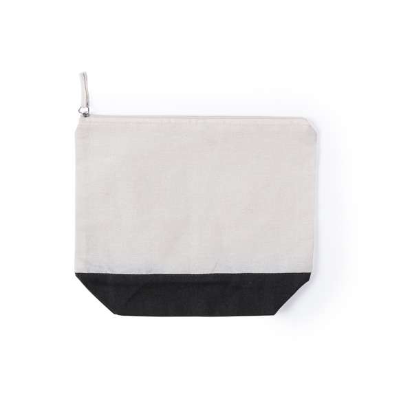 Neceser multiusos en material 100% algodón de 140g/m2. Diseño bicolor, con cuerpo en algodón de color crudo y base en variada gama de colores. Cremallera a juego y tirador cromado.