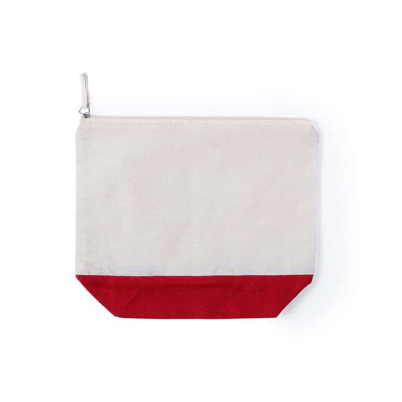 Neceser multiusos en material 100% algodón de 140g/m2. Diseño bicolor, con cuerpo en algodón de color crudo y base en variada gama de colores. Cremallera a juego y tirador cromado.