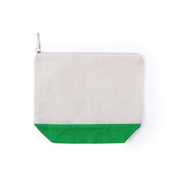 Neceser multiusos en material 100% algodón de 140g/m2. Diseño bicolor, con cuerpo en algodón de color crudo y base en variada gama de colores. Cremallera a juego y tirador cromado.