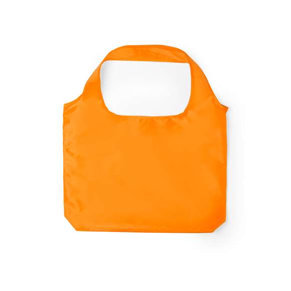 Bolsa plegable en llamativos colores. De suave poliéster 190T, con cómodas asas y fácil plegado cuadrado.