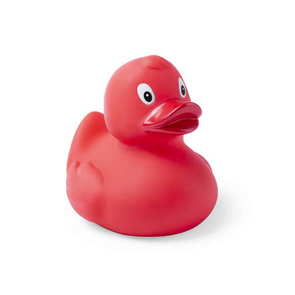 Alegre patito en PVC de acabado brillante. Disponible en variada gama de colores.