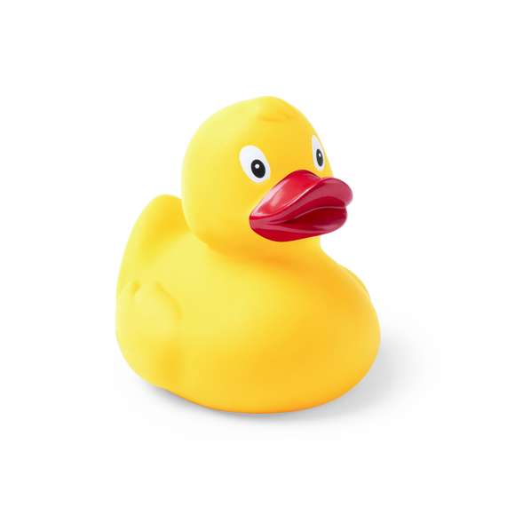 Alegre patito en PVC de acabado brillante. Disponible en variada gama de colores.