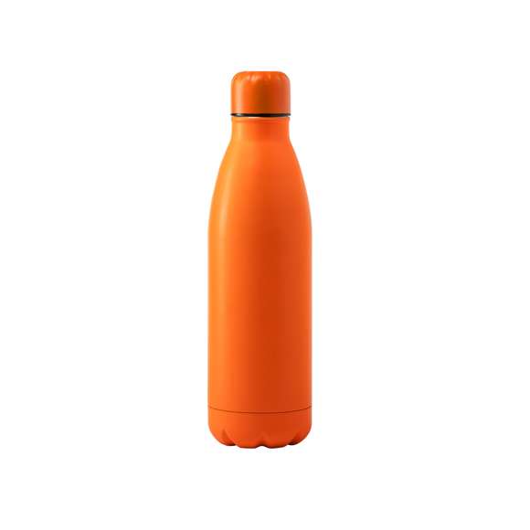 Bidón fabricado en acero inox de 790ml. Con tapón de seguridad de rosca. De original acabado mate completo en vivos y variados colores. Presentado en atractiva caja de diseño.