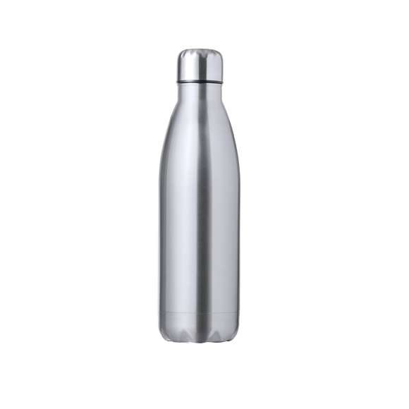 Bidón fabricado en acero inox de 790ml. Con tapón de seguridad de rosca. De original acabado mate completo en vivos y variados colores. Presentado en atractiva caja de diseño.