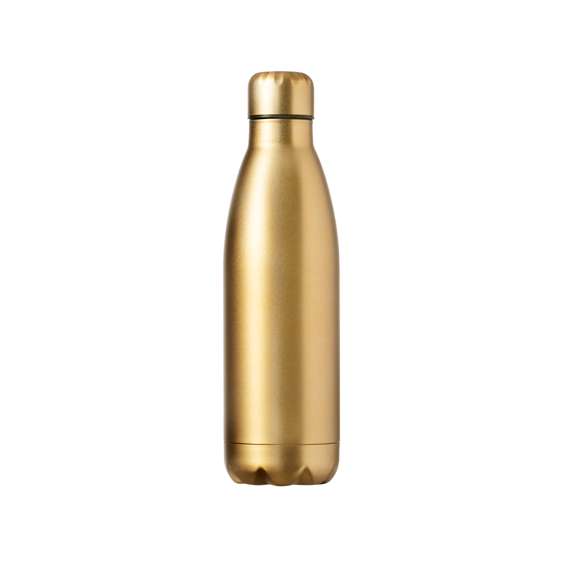 Bidón fabricado en acero inox de 790ml. Con tapón de seguridad de rosca. De original acabado mate completo en vivos y variados colores. Presentado en atractiva caja de diseño.