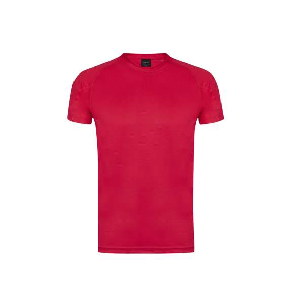 Camiseta técnica para niño en material dynamic, altamente transpirable y confeccionada en tela 100% poliéster de 125g/m2. Disponible en variados colores y en tallas 4-5, 6-8, 10-12.
