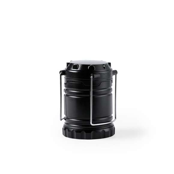 Potente lámpara plegable para los más aventureros. En resistente material de acabado brillante, incluye 30 luces LED en 3 tiras COB. Tono de iluminación blanco, con prácticas asas metálicas para el transporte. Alimentación a pilas (3xAAA no incluidas) y presentada en atractiva caja de diseño.