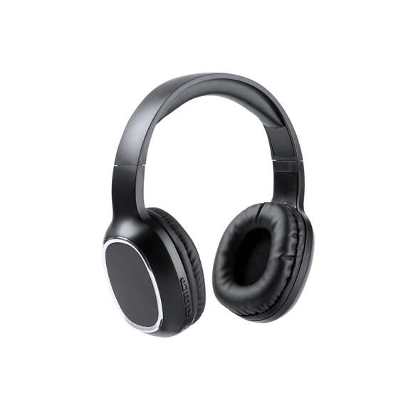 Auriculares de diadema con conexión Bluetooth® 4.2 y elegante diseño en color blanco con marco cromado. De suave acabado con tacto goma, con almohadillas ergonómicas en suave polipiel. Con panel de control integrado en el auricular, función manos libres, cable de línea jack 3.5mm y recargables mediante cable micro USB -incluido-. Presentado en atractiva caja de diseño.
