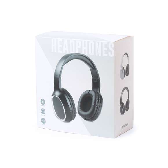 Auriculares de diadema con conexión Bluetooth® 4.2 y elegante diseño en color blanco con marco cromado. De suave acabado con tacto goma, con almohadillas ergonómicas en suave polipiel. Con panel de control integrado en el auricular, función manos libres, cable de línea jack 3.5mm y recargables mediante cable micro USB -incluido-. Presentado en atractiva caja de diseño.