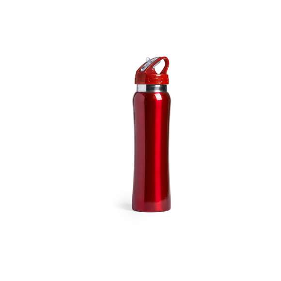 Bidón en alta calidad y de gran capacidad -800 ml- en acero inox. Sistema de fácil apertura libre de BPA y asa de transporte a juego. Disponible en variada gama de colores brillantes y presentado en atractiva caja de diseño. Disponible manual de instrucciones en español e inglés.