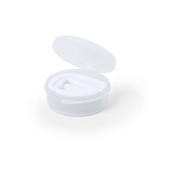 Pajita de silicona flexible y reutilizable, de 25,5cm de largo. Disponible en variada gama de colores brillantes y presentada en estuche de PP con acabado translúcido.