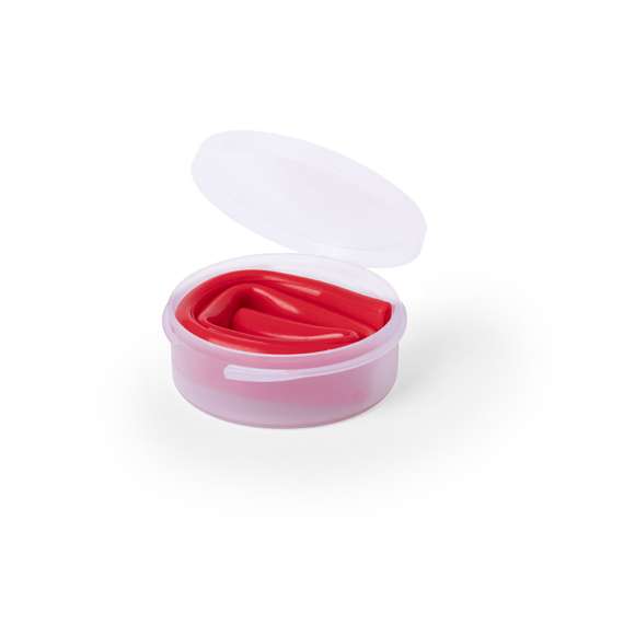 Pajita de silicona flexible y reutilizable, de 25,5cm de largo. Disponible en variada gama de colores brillantes y presentada en estuche de PP con acabado translúcido.