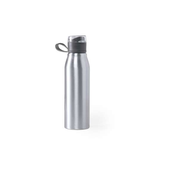 Bidón en alta calidad y de gran capacidad -700 ml-. En aluminio de acabado brillante, con tapón a juego, dosificador libre de BPA y asa de transporte. Disponible en variada gama de colores y presentado en atractiva caja de diseño. Disponible manual de instrucciones en español e inglés.