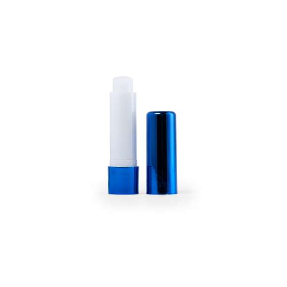 Barra de bálsamo labial con protección SPF15 y aroma vainilla. En variada gama de colores metalizados.