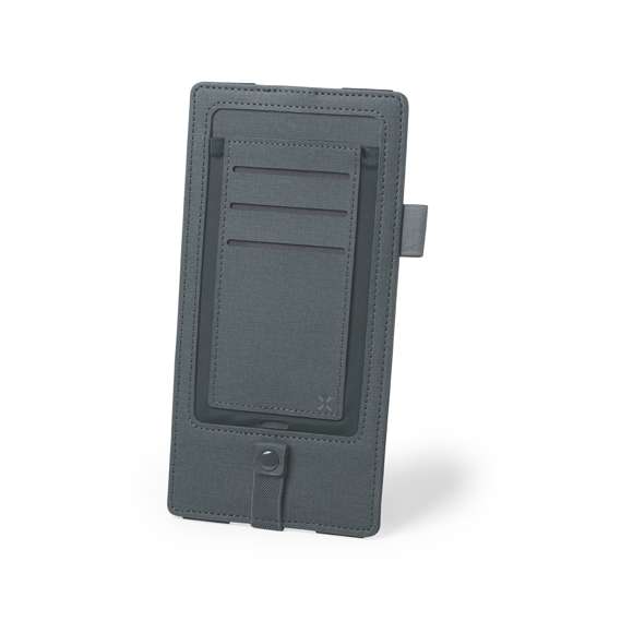 Elegante y práctico organizador cargador en polipiel. Cargador inalámbrico integrado con luz indicadora de carga y ajustable a cualquier tamaño de bloc de notas. Incluye soporte para bolígrafo y multitud de bolsillos para tarjetas y otros accesorios. Disponible en variada gama de colores, con cierre de corchete y bandas elásticas. Cable micro USB incluido.