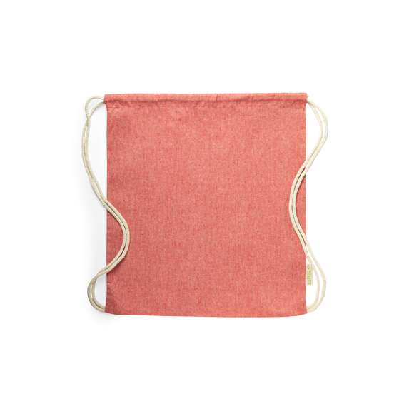 Mochila de cuerdas de línea nature en material 100% algodón reciclado de 120 g/m2. Cuerdas autocierre en algodón, con distintivo eco en etiqueta lateral y disponible en variada gama de colores nature. Resistencia hasta 9kg de peso.