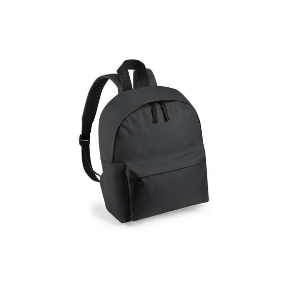 Mochila leisure para niños en resistente poliéster 600D, en extensa gama de vivos colores. Con cierre de cremallera de doble tirador y bolsillo en frontal. Asa de transporte y accesorios en color negro. Espalda y cintas de hombros acolchadas y ajustables.