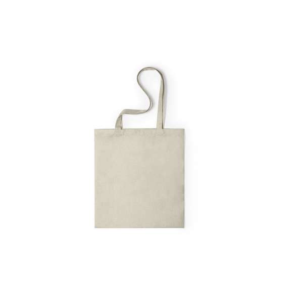 Bolsa de inspiración nature, en resistente poliéster de suave tacto, especialmente elaborado para impresión en sublimación. Con asas largas de 70 cm reforzadas, con acabado cosido y resistencia de hasta 8 kg de peso.