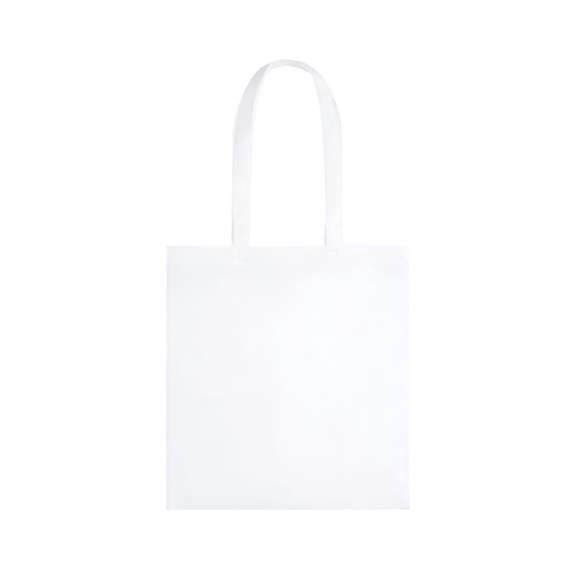 Bolsa de línea nature, fabricada en resistente material PLA -Ácido PoliLáctico-, que se obtiene a partir de recursos 100% naturales como el almidón de maíz, la yuca o la caña de azúcar, pudiendo convertirse en 100% compostable al final de su ciclo de vida útil. Tamaño 36x40 cm, de acabado termo sellado y con asas largas reforzadas de 68 cm. Resistencia de hasta 6 kg de peso.