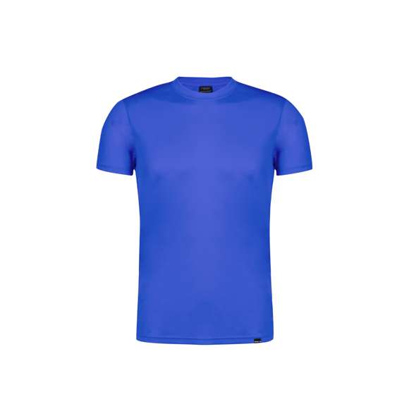 Camiseta técnica para adulto en material RPET transpirable de 135g/m2, elaborado a partir de plástico reciclado, para así fomentar la reutilización de residuos plásticos y ayudar a la sostenibilidad del planeta. Disponible en variada gama de vivos colores y en tallas xs, S, M, L, XL, XXL. Color blanco especialmente fabricado para marcaje en sublimación.