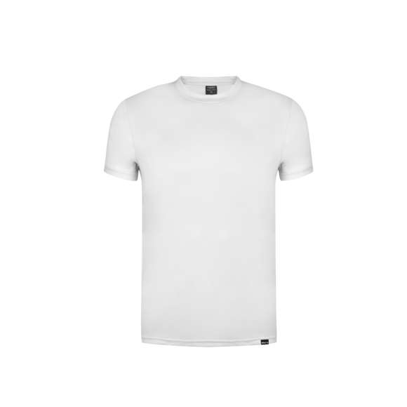 Camiseta técnica para adulto en material transpirable poliéster/elastano de 135g/m2. Disponible en variada gama de colores y en tallas S, M, L, XL, XXL. Color blanco especialmente fabricado para marcaje en sublimación.