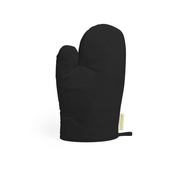  	Manopla de cocina de línea nature. Fabricada en material 100% algodón orgánico de alta calidad. Con una cara lisa especialmente diseñada para impresión y cinta para colgar. Distintivo algodón orgánico en etiqueta.